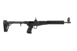 Kel Tech Sub2000 9mm Carbine with S&W M&P Mags has a nickel boron finish